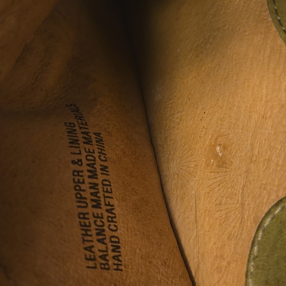 Women's Vintage BORN greensuede leather Oxford shoe size 10/42 - Picture 6 of 7